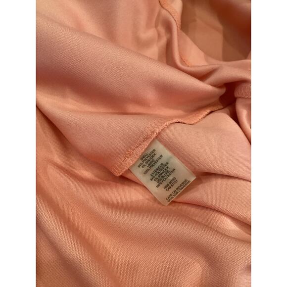 Ivanka Trump Scuba Crepe Fit & Flare cocktail work Dress Studded coral 6 NWT - Picture 7 of 9